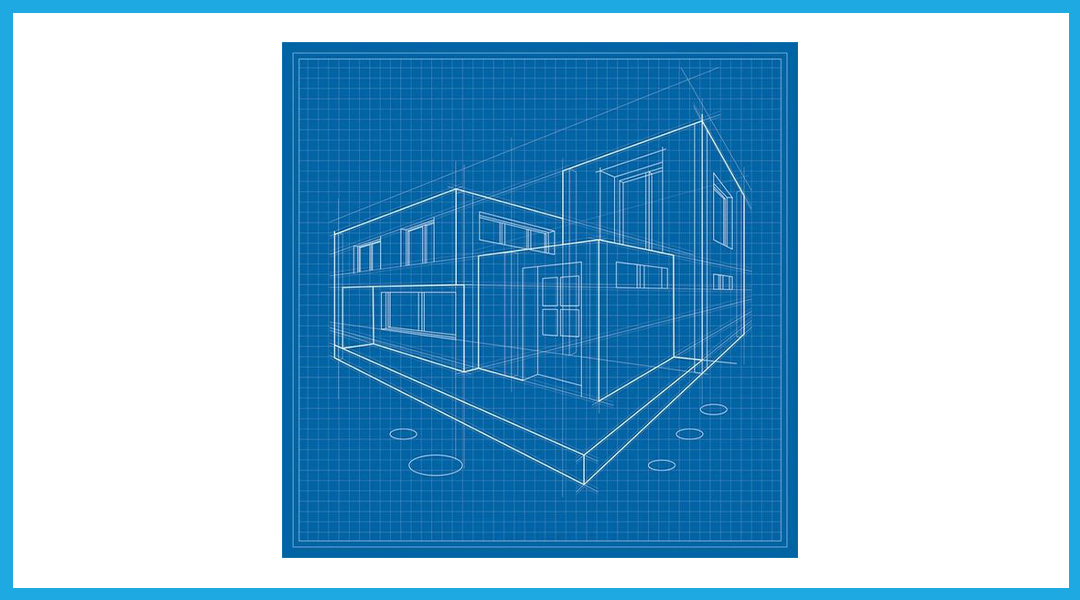 Design blueprint for 3d construction